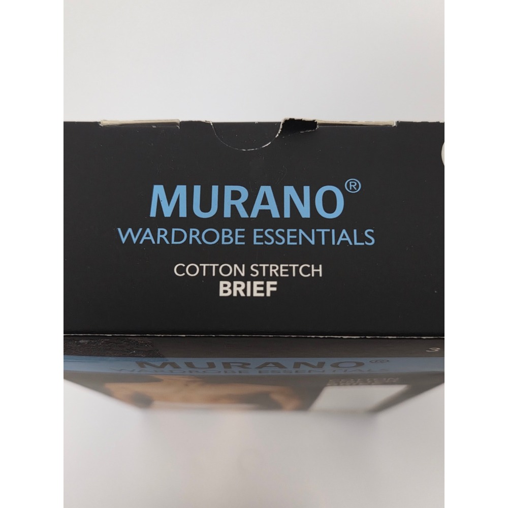 Murano 3 pack Cotton Stretch Brief White Size Large 36-38 Tagless Underwear - Picture 6 of 7